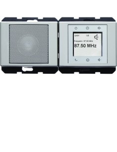 Arsys Radio Touch komplet, stal szlachetna, lakierowany 28800004 Berker Hager 2