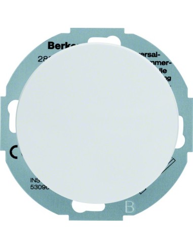 R.classic Rozszerzenie ściemniacza uniwersalnego z płytką czołową, biały 28352089 Berker Hager