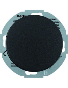 R.classic Rozszerzenie ściemniacza uniwersalnego z płytką czołową, czarny 28352045 Berker Hager 2