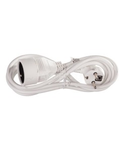 Przedłużacz 1-gniazdo z/u 2m /H05VV-F 3x1/ biały P0112