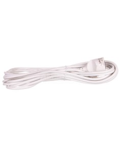 Przedłużacz 1-gniazdo z/u 10m /H05VV-F 3x1/ biały P0110