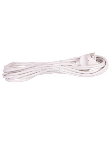 Przedłużacz 1-gniazdo z/u 10m /H05VV-F 3x1/ biały P0110