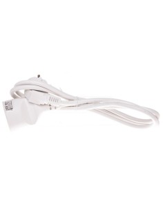 Przedłużacz 1-gniazdo z/u 1,5m /H05VV-F 3x1/ biały P0111