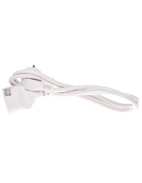 Przedłużacz 1-gniazdo z/u 1,5m /H05VV-F 3x1/ biały P0111