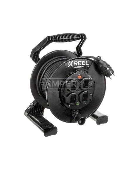 Przedłużacz bębnowy XREEL 25mb H05RR-F 3x1,5 IP44 4xGS 230V 92501H48143