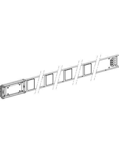 Canalis, element prosty, 100A, 4 odpływy KNA100ED4204