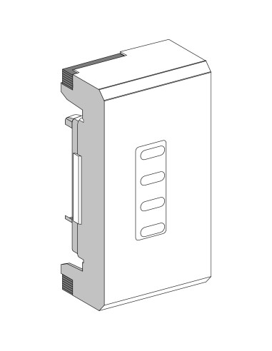 Canalis - kaseta odpływowa dla bezpiecznika NF - 8,5x31,5mm - 16A - L+N+PE KNB16CF2