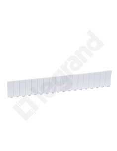 Zaślepka modułowa 18 modułów szara 001665