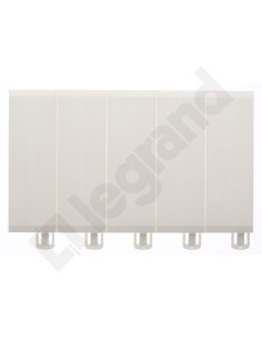 Zaślepka modułowa S 5-modułów biała 001660