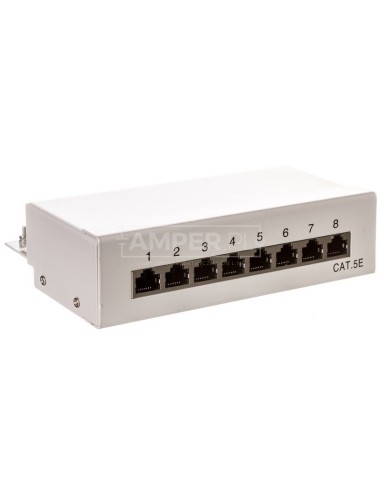 Ethernet patch panel STP kat.5e 8 portowy 68882