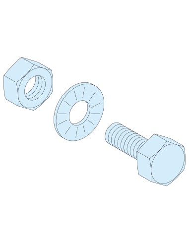 Prisma Plus, System G i P, 20 śrub, M6x20 do szyn 5mm 04194