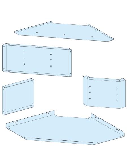 Prisma Plus, System P, zestaw do łączenia prostokątnego, IP30 08713