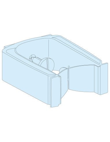 Prisma Plus, System G i P, 12 opasek kablowych, pionowych 04262