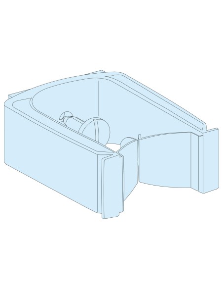 Prisma Plus, System G i P, 12 opasek kablowych, pionowych 04262