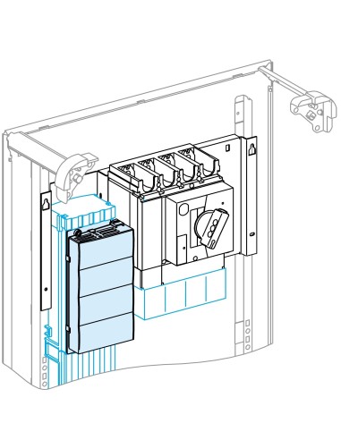 Prisma Plus, system G i P, uniwersalny blok zasilający, 630A 04074