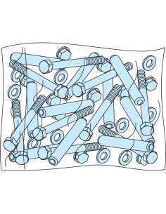 Akcesoria do prismy - śruby 10szt. 08718