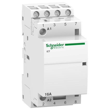 Stycznik modułowy iCT50-16-40-24 16A 4NO 50Hz 24 VAC Acti9 A9C22114 Schneider