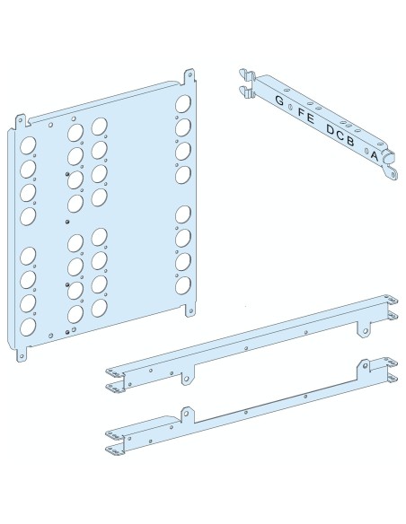 Prisma Plus, System P, płyta montażowa, przełączenie zasilania NSX-INS630, napęd ręczny 03458
