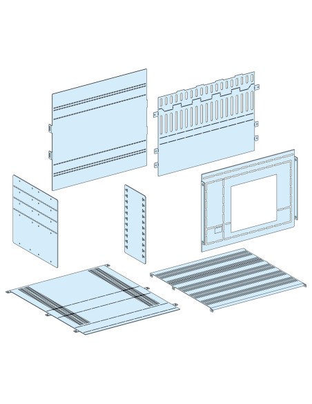 Prisma Plus, System P, osłony przyłączy tylnich do NW 04863