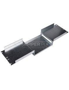 Płyta montażowa 400x800mm stal pion BPZ-NZM2-800-MV 293605