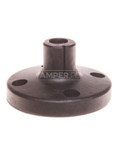 Cokół mocujący tworzywo pionowy czarny 70mm 8WD4308-0DB