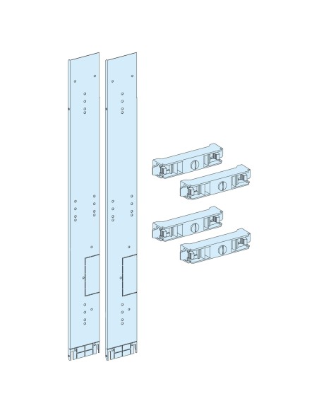 Prisma Plus, system P, przegroda czołowa do szyn bocznych, forma 2 04921