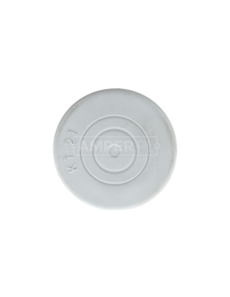 Zaślepka PG 21 gumowa biała  PG21 KT-21 026777