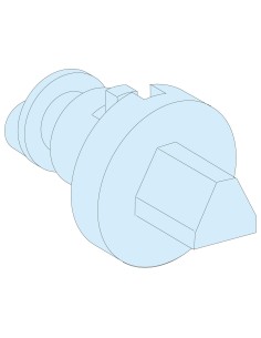 Zamek trójkątny 7mm 09937