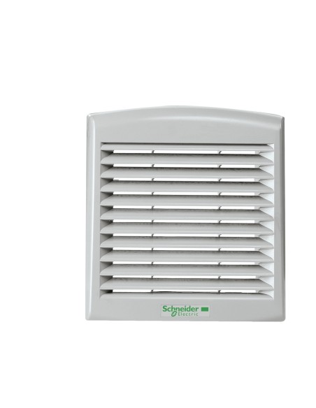 Kratka wylotowa w kolorze RAL7032, wyięcie 291x291, zewn. wym. 336x316mm NSYCAG291LPC