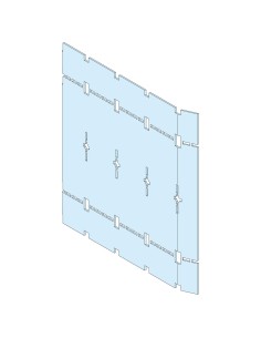 Prisma Plus, System P, zestaw do rekonstrukcji do bocznej bariery z wycięciami, forma 2 04924