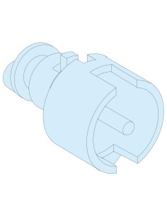 Zamknięcie z podwójnym wcięciem IP55 3mm 09932