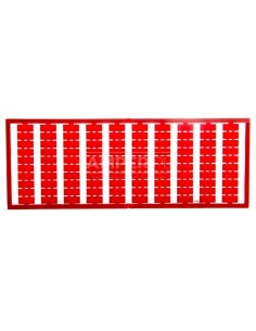 Ramka z oznacznikami bez nadruku czerwona 209-501/000-005