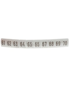 Oznacznik biały DK2/Z5 /61-70/ 89299006 (100szt.)