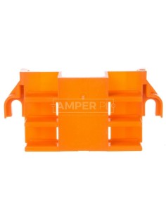 Adapter montażowy na 6 złączek MIKRO pomarańczowy 243-113 /10szt./ 2