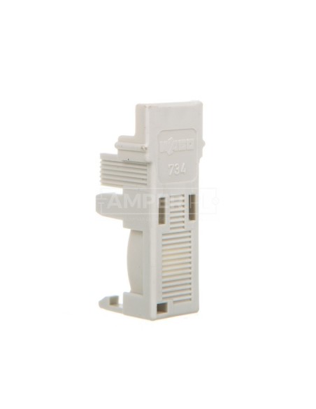 Obudowa zabezpieczająca przewody raster 3,5mm 2-polowa szara 734-602 /50szt./