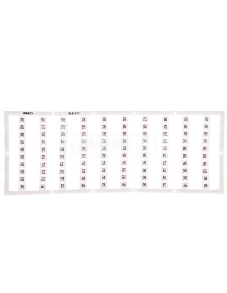 Oznaczniki Mini-WSB 1x 301-400 biały 248-511