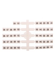 Oznacznik elastyczny do złączek szynowych EO3 /91-100/ 20x10szt. 003901770