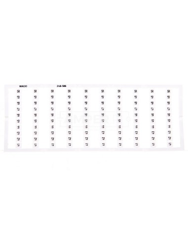 Oznaczniki Mini-WSB 10x 41-50 biały 248-506
