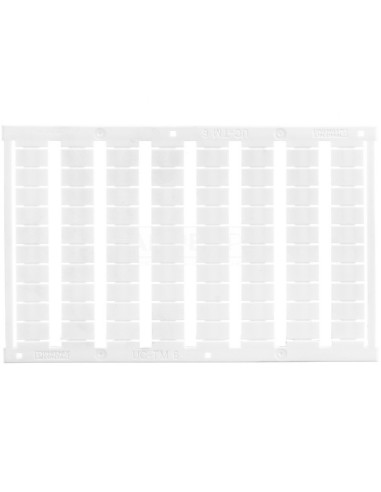 Oznacznik 5,6x10,5mm biały UC-TM 6 0818085 /10szt./