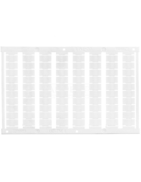 Oznacznik 5,6x10,5mm biały UC-TM 6 0818085 /10szt./