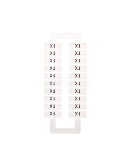 Oznacznik do złączek EURO 2,5-70mm2 20szt 43192 (nadruk X1)