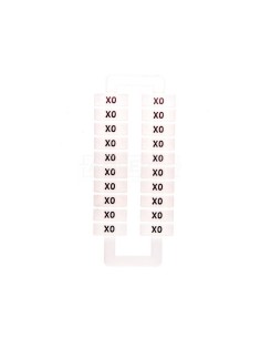 Oznacznik do złączek EURO 2,5-70mm2 /X0/ 43192 (20szt.)