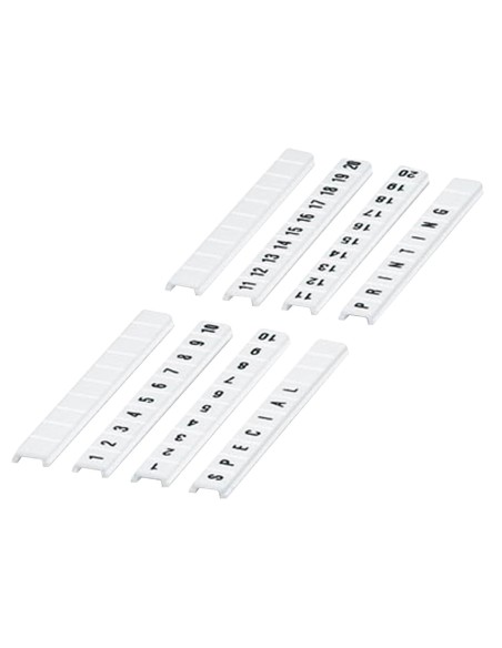 Przypinany oznacznik płaski 5mm /21...30/ poziomy 10 szt. NSYTRABF530