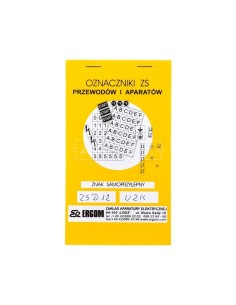 Znaki samoprzylepne ZS D12/UZK E04ZP-02030402000
