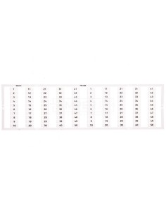 Oznaczniki WMB 2x 1-50 793-666 /5szt./