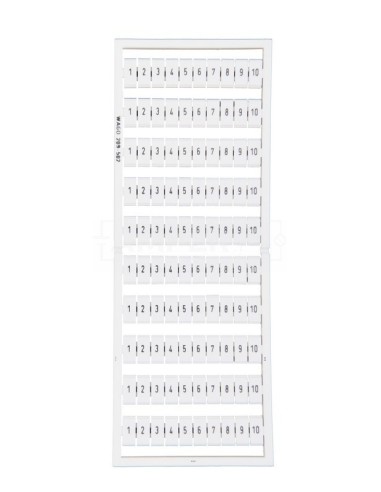 Ramka z oznacznikami 10x 1-10 209-502 /5szt./