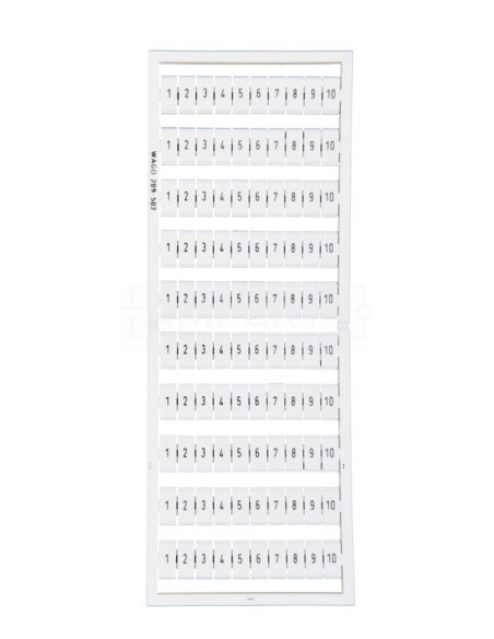 Ramka z oznacznikami 10x 1-10 209-502 /5szt./