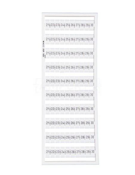 Ramka z oznacznikami 10x 21-30 209-504 /5szt./