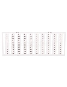 Ramka z oznacznikami 2x 1-50 209-666 /5szt./