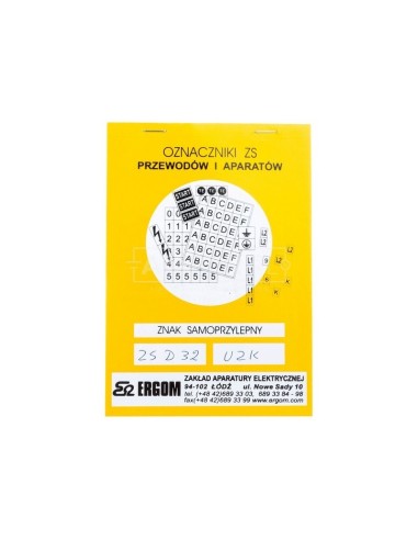 Znaki samoprzylepne ZS D32/UZK E04ZP-02030406200